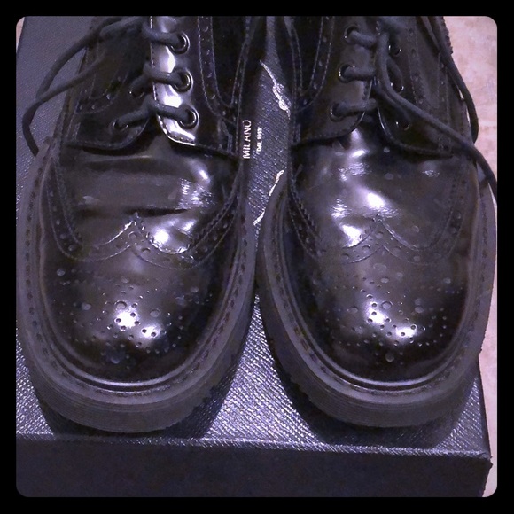 Prada brogue thick sole shoe - Picture 1 of 5